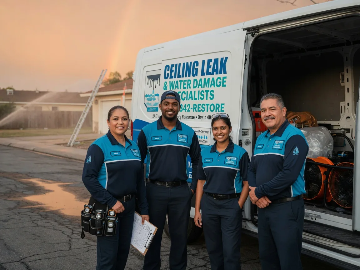 Ceiling Leak Cleanup company in North English, IA
